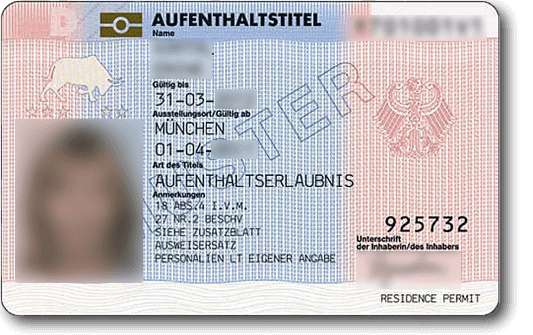 German Permanent Residence card