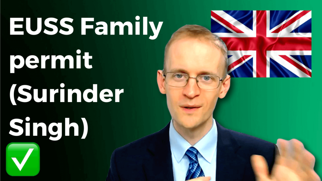 EUSS family permit (Surinder Singh route) VS spousal visa - which is ...
