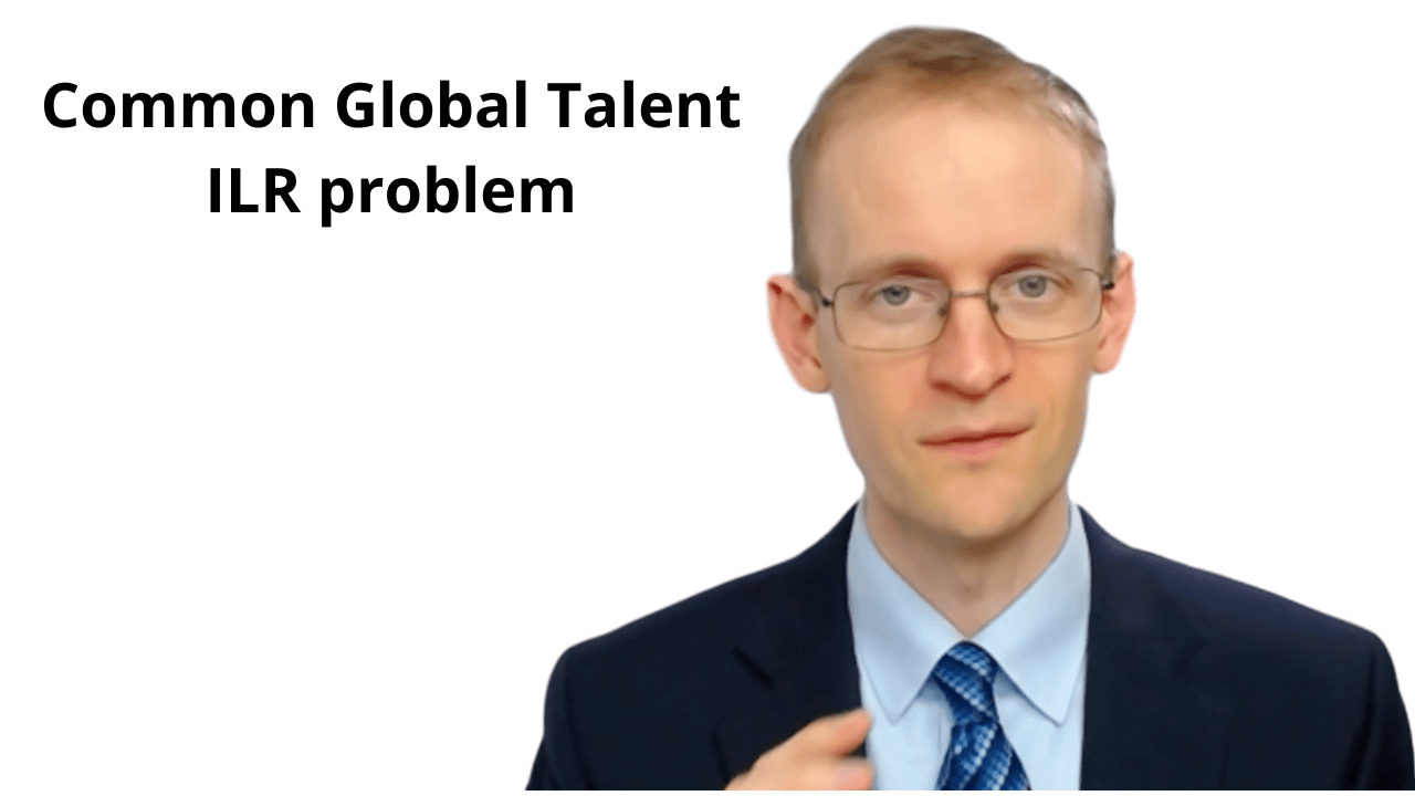 077 Common Global Talent ILR problem