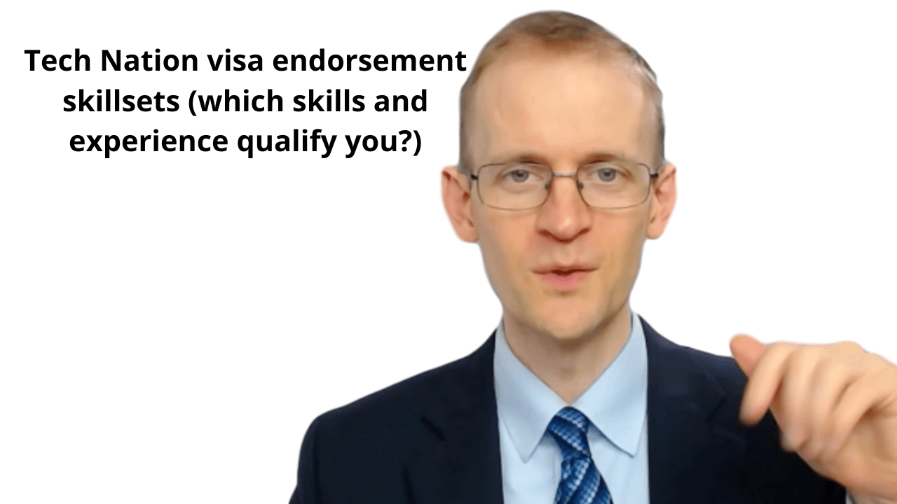 081 Tech Nation visa endorsement skillsets (which skills and experience qualify you
