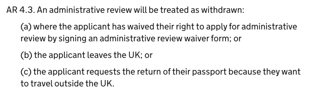 Overseas Representative Administrative Reviews - switching to Skilled Worker 01